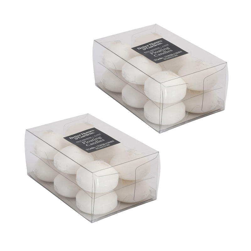 AURA Floating Nuggets Candle - Pack of 24 White