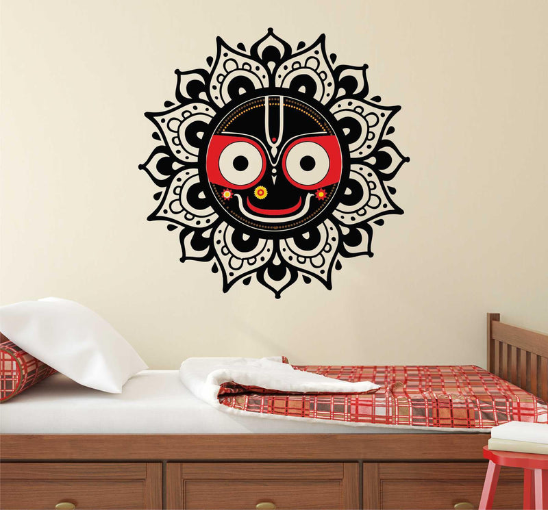 Wall Attraction Jagannath Wall Sticker Size : 24x24inch