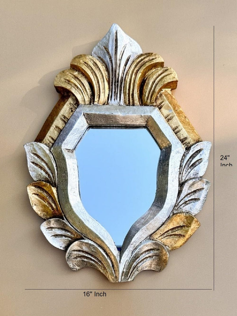 Vas Collection MDF Mirror Frame for Wall Decoration in Bedrooom,Living Room,Bathroom and Hallway