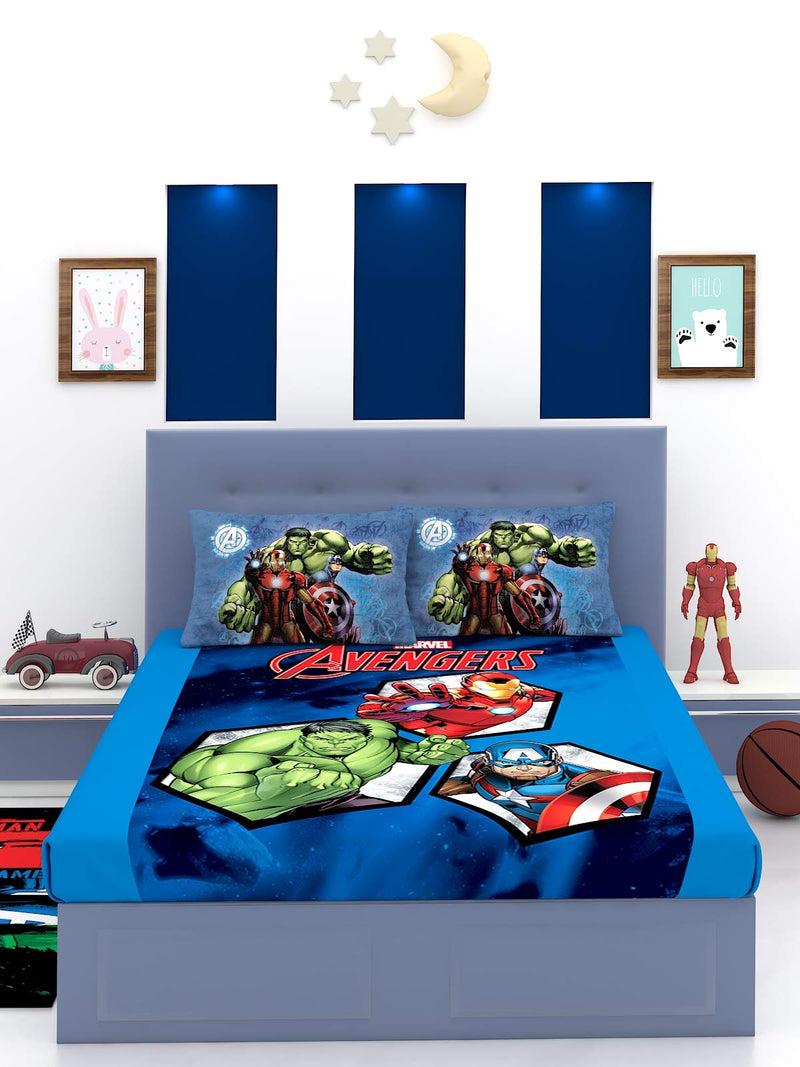 Marvel Avengers Cotton Double Bedsheet 270 x 270 cm