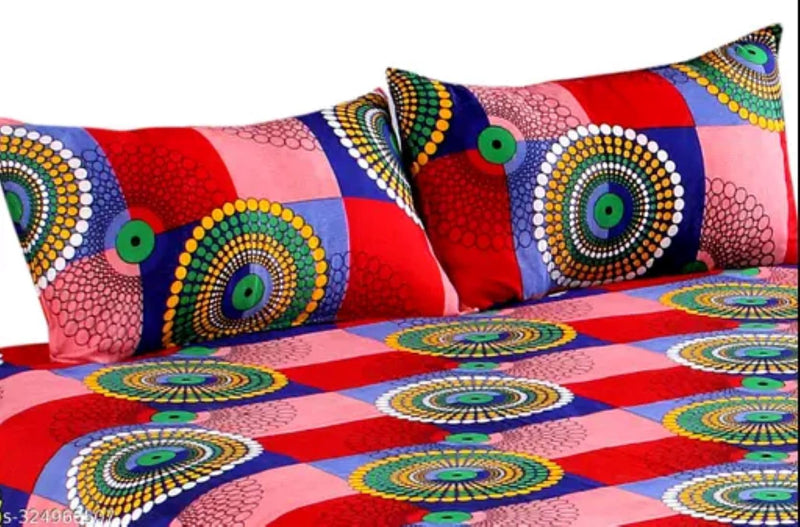 SIYARAM Handloom Industries BEDSHEET for Double Bed with 2 Pillow Covers,Bed Sheet for Bedroom - BZ15