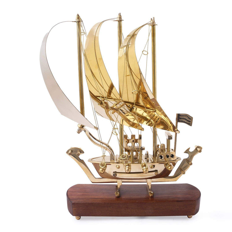 Siddhi Vinayak Handicraft Antique Brass Sheet Titanic Ship, Home Decorative Item (10 inches)