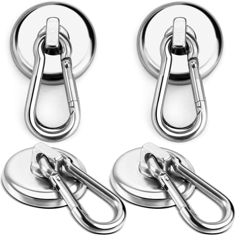 Swivel Swing Powerful Magnetic Hooks,Strong Heavy Duty Neodymium Magnet Hooks,Great for Your Refrigerator and Other Magnetic Surfaces,Pack of 4