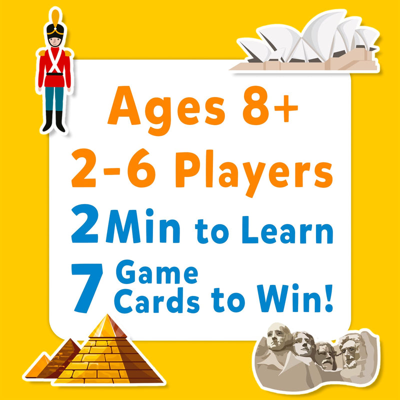 Skillmatics Card Game - Guess in 10 Countries of The World, Perfect for Boys, Girls, Kids, and Families Who Love Educational Toys, Travel Friendly, Gifts for Ages 8, 9, 10 & Up