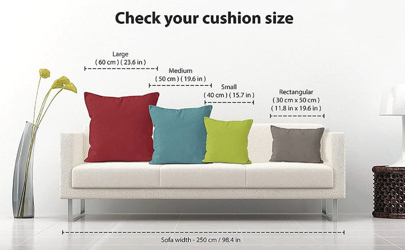 Habitat rectangular 12x18 Inches cushion, Set of 4, Renoc Microfiber Hotel Quality Premium Fibre Soft Cushion, Pillow Filler - White