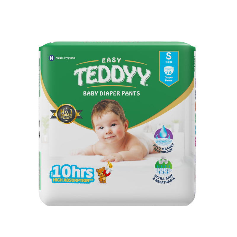 TEDDYY Baby Easy Pant Diapers Small 78 Count (Pack of 1)