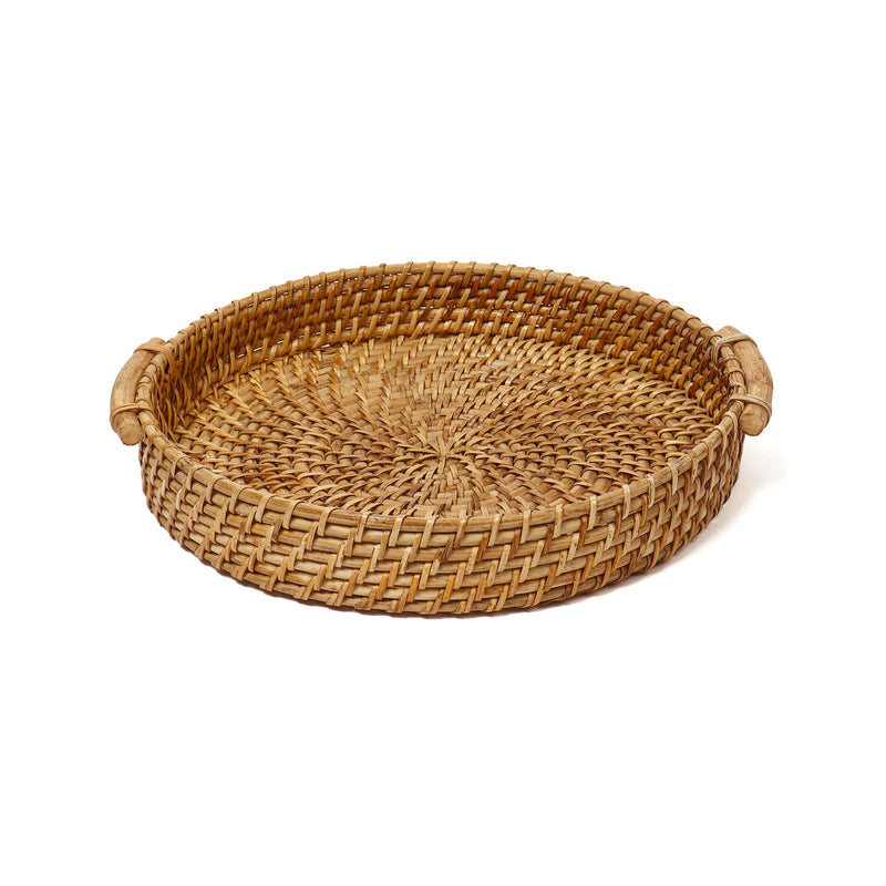 Habere India-All the Cultures Fabricating India Cane or Bamboo Tray | Tray Online as Cane Gift Hamper Tray | Serving Cane Tray | Fruit & Vegetable Cane Tray | Organizing Tray (01)