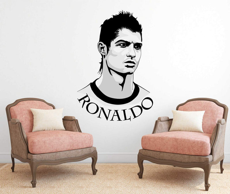 Tuffuk Ronaldo Large Vinyl Wallstickers for Home Decorations(40 cm x 50 cm)4TZ213