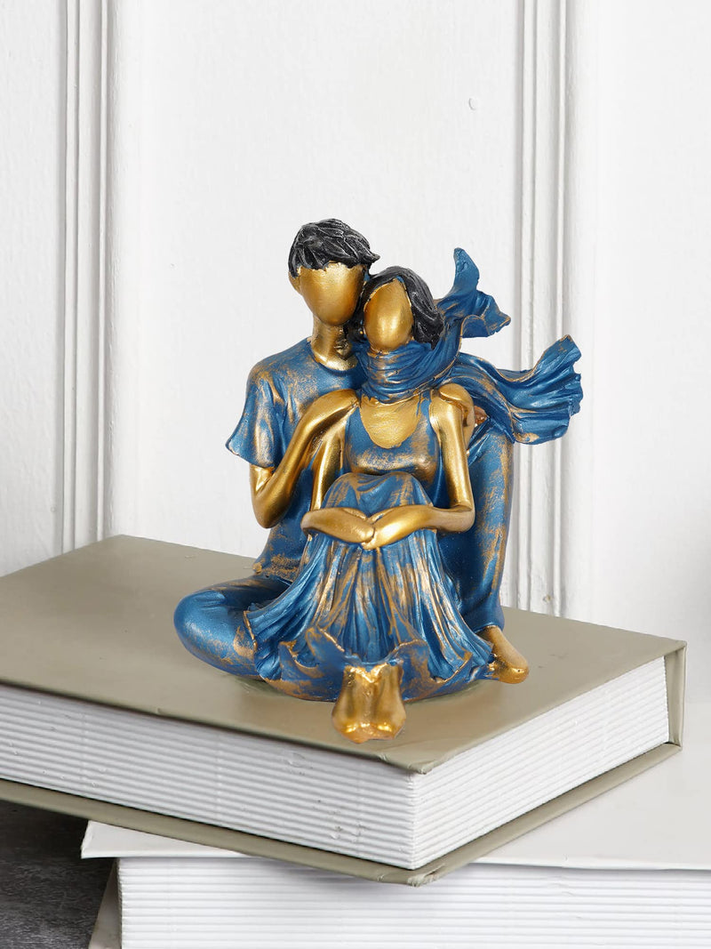 zart Presents New Romantic Couple showpiece (Blue), Resin