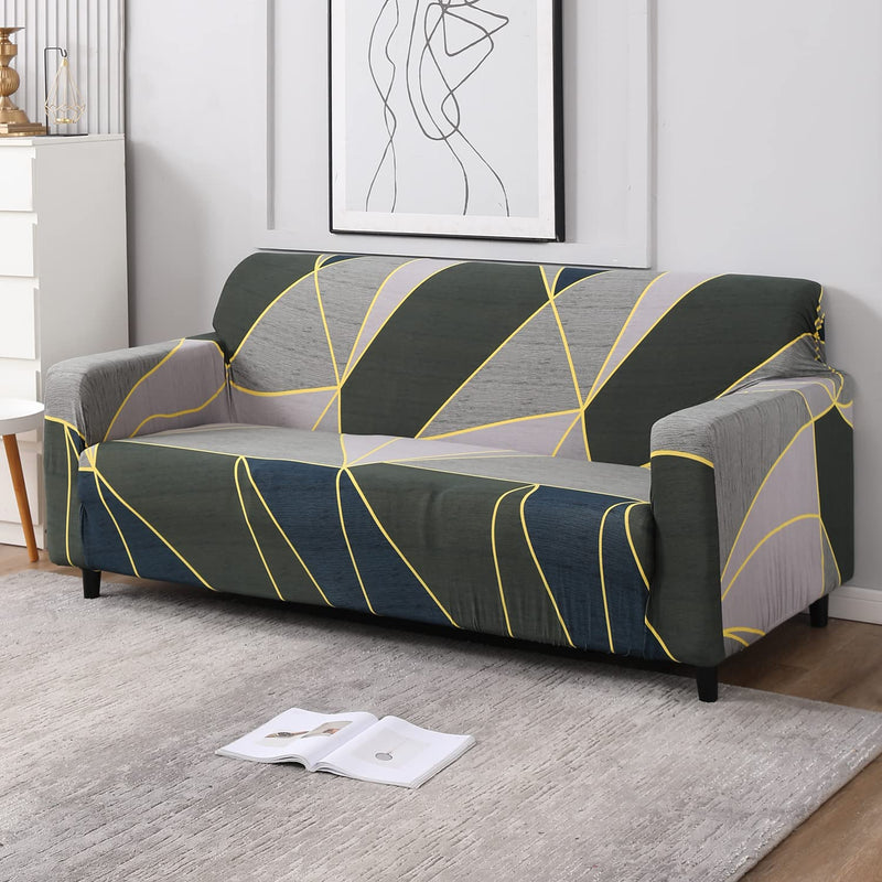 HOKIPO Stretchable Elastic Cover for Sofa 3 Seater (AR-4101-S6)