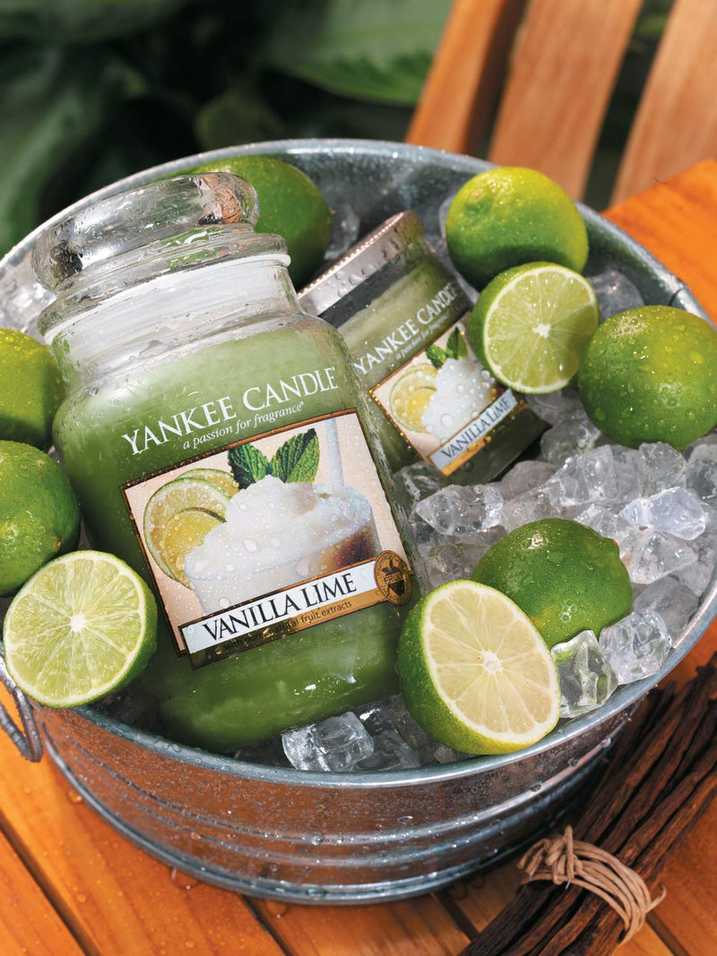 Yankee Candle Vanilla Lime Small Jar Candle, Fruit Scent