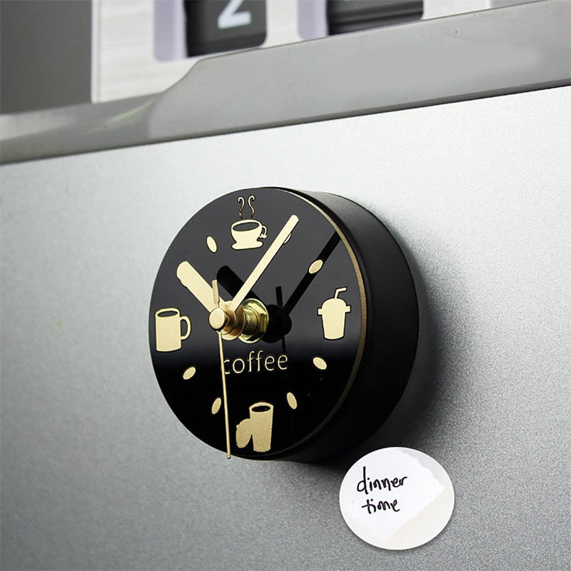 ATORSE® Fridge Magnet Clock Refrigerator Magnets Home Decoration Magnetic Sticker