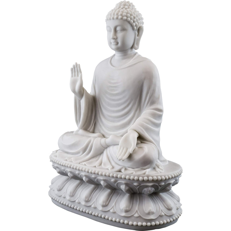 Top Collection Shakyamuni Buddha Statue - Buddha, Sage of The Shakyas Sculpture in Cold-Cast Marble - 9-Inch Seated Buddha Figurine