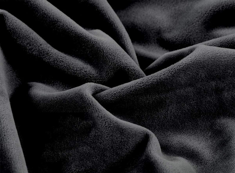 Cottington Lane Weighted Blanket for a Adult - 48" x 75"(15 Lbs Or 6.8 Kg) - Calm, Sleep Better and Relax Naturally. Twin Size_Grey Blanket + Black Cover