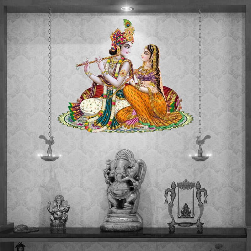 Radha Krishna Wall Sticker