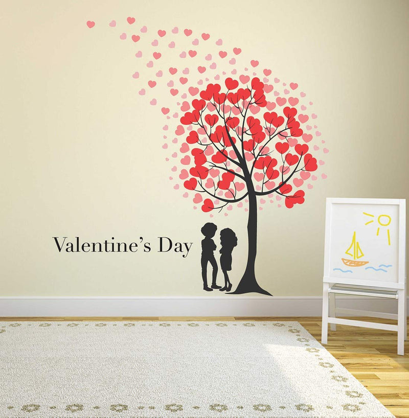 Tuffuk Valentine Large Vinyl Wallstickers for Home Decorations(80 cm x 80 cm)5TZ045