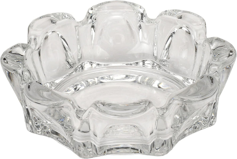 Cool Glass Ash Tray: Sleek Design for Ashes with Style 10.5 x 10.5 x 3.5 CM