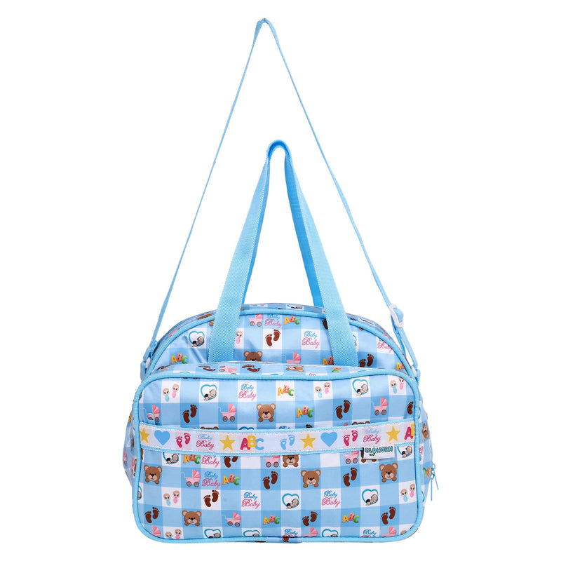 Gloworm Maternity Diaper Bag Nursery Print (Sky Blue)