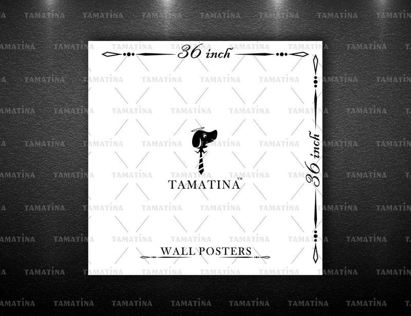 Tamatina Spa Sticker Posters | Matte Vinyl Stickers | Salon Posters | Posters for Beauty Parlour | Gym Posters | Beauty Salon Sticker | Spa Wall Décor | Large - 3 ft. x 3 ft. - 92 cms x 92 cms - P39