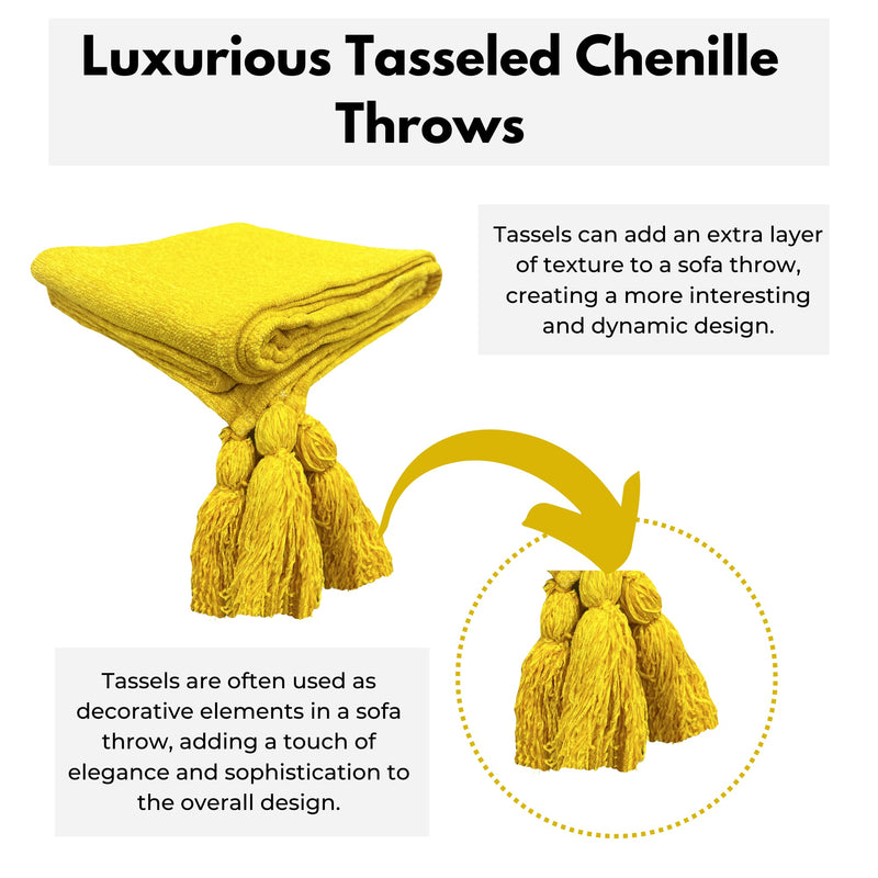 Fashion Throw Sofa Throw, Throws for Sofa and Couch, Sofa Throws for 3 Seater (Size : 70X55 inch) (Yellow)