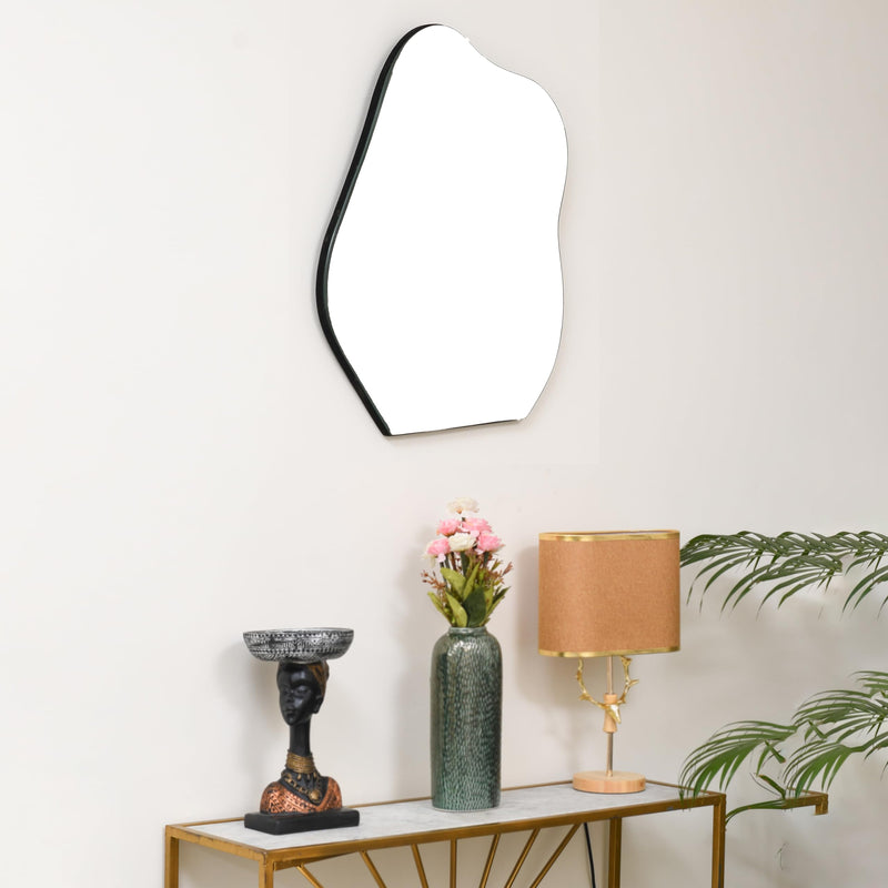 AMI Wavy Designed Wall Mirror for Bedroom Livingroom & Bathroom