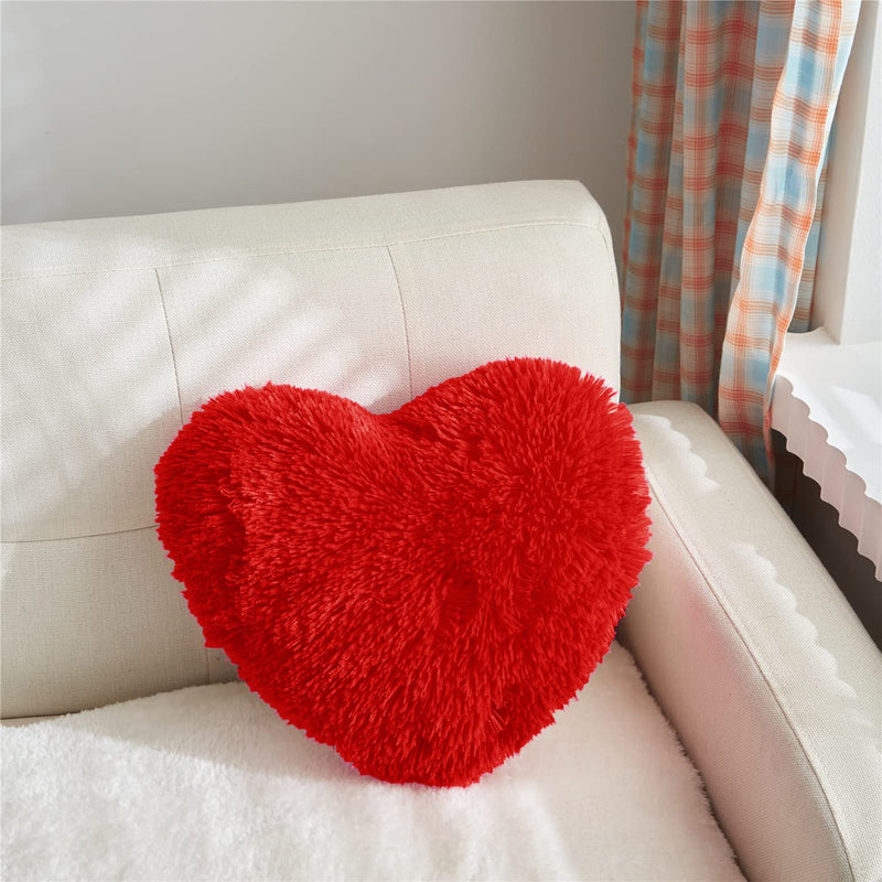 PICKKART Small Heart Shape Pillow Pack of 5 (Multi)