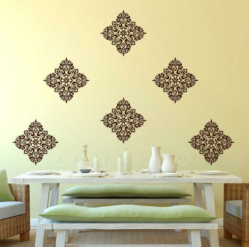 Decor Villa Mesmerising Motif Wall Sticker and Decal (PVC Vinyl,Sheet Size -58 cm x 76 cm) 6 Pic.