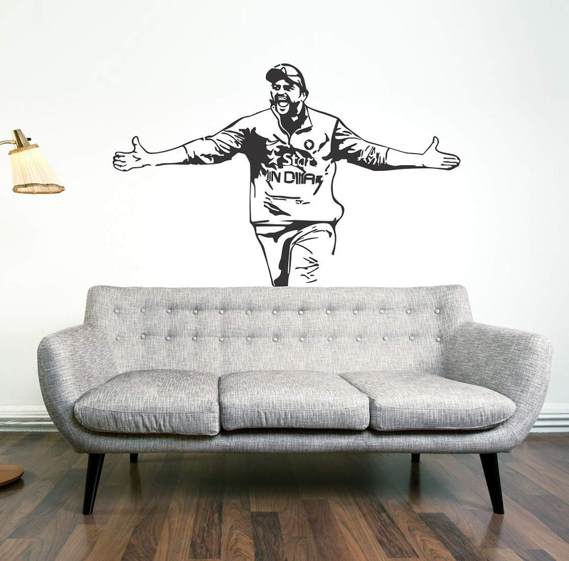 Tuffuk Suresh Raina Large Vinyl Wallstickers for Home Decorations(70 cm x 110 cm)5TZ408