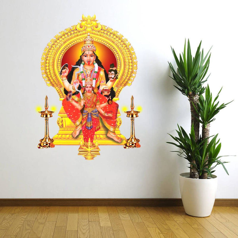 Decor Kraft Mataji Wall Sticker & Decal,Size- 55 Cm X 32 Cm,Religious