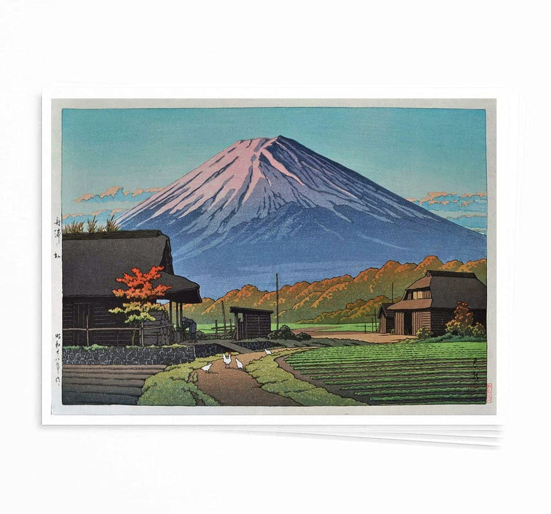 Tallenge - Set of 10 Kawase Hasui - Japanese Art - Magnets(Magnet, 6 x 4 inches, Multicolour)