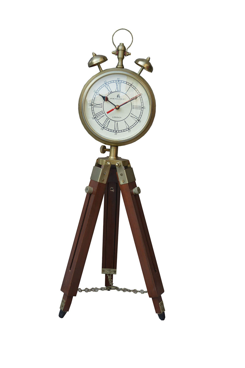 Nauticaz Clock with Tripod Stand Nautical Clock