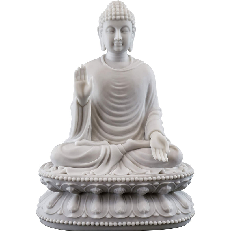 Top Collection Shakyamuni Buddha Statue - Buddha, Sage of The Shakyas Sculpture in Cold-Cast Marble - 9-Inch Seated Buddha Figurine