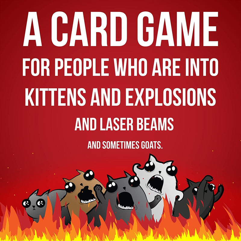 Toy Garage Exploding Kitten Card Game for Kids Adults Friends and Family Age 7 Years and up 2 to 5 Players