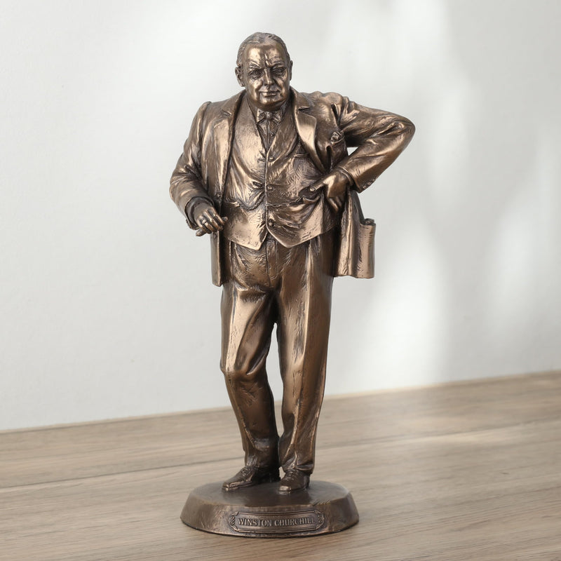 Veronese Design British Prime Minister Winston Churchill Bronze Finished Statue