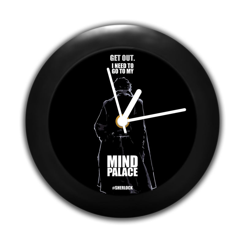 MCSID RAZZ Plastic Sherlock TV Series Mind Palace Table Clock (Multicolour, 6.2 Inch X 6.2 Inch X 2.3 Inch, India)