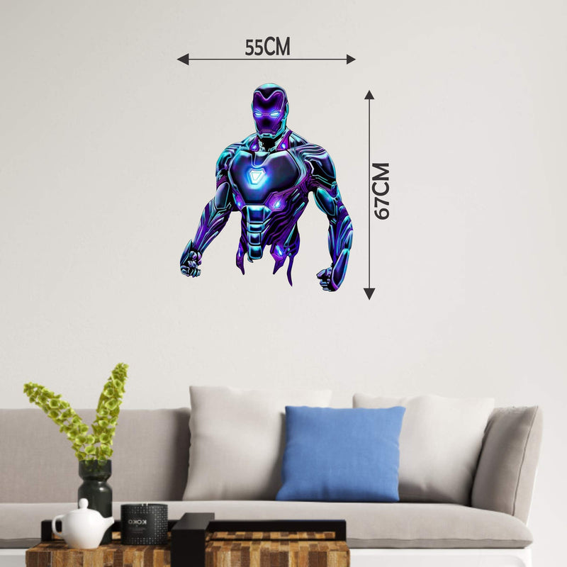 Superhero Wall Sticker | Decorative Wall Sticker for Living Room, Bedroom, Office, Hall and Home Decor_AS629