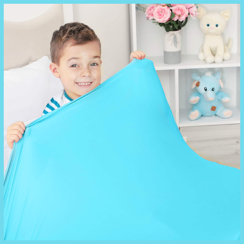 Sensory Compression Blanket | Lycra Bed Sheet for Kids & Adults | Deep Relaxing Feeling, Increase Endorphine | Helps With: SDP, Anxiety, ADHD, Autism & More | Breathable, Cool & Strechable | Twin Size