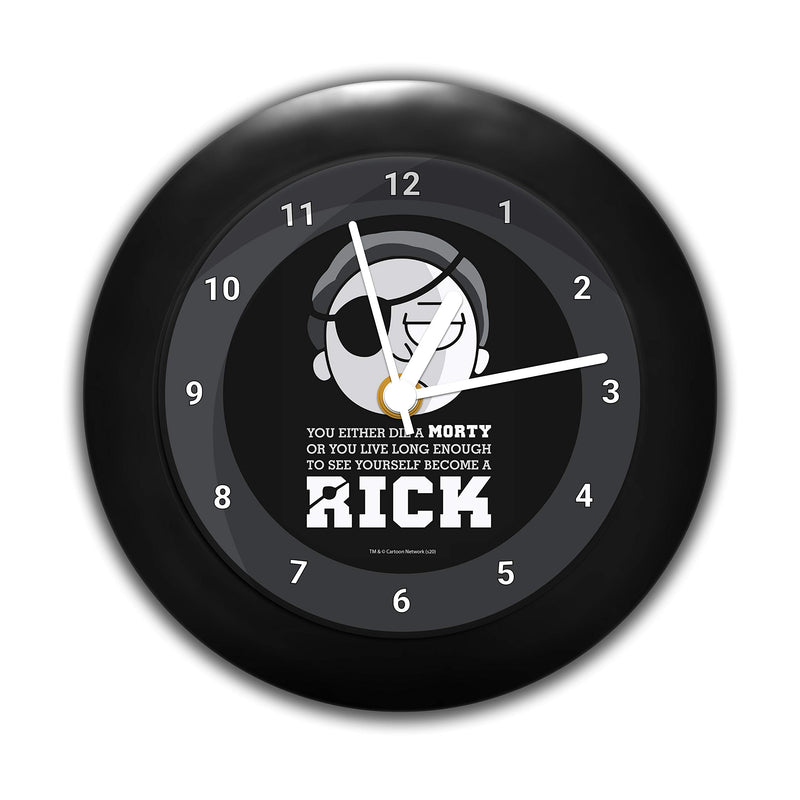 MCSID RAZZ- Rick and Morty Diemorty Design Table Clock, Officially Licensed by Turner Entertainment Co, USA