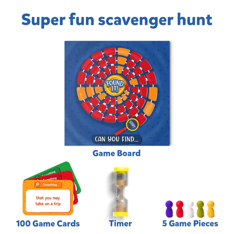 Skillmatics Board & Card Game - Found It, Scavenger Hunt for Kids, Fun Family Game, Gifts for Ages 6 and Up