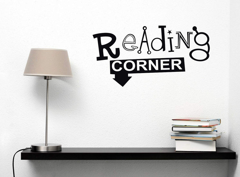 Wallstick Reading Corner wallstickers (Vinyl 55 cm x 30 cm)