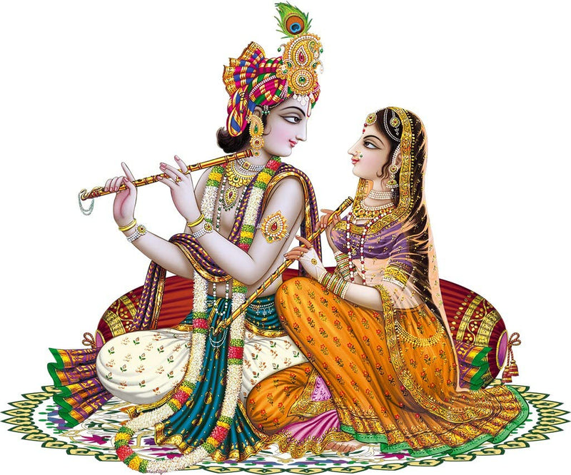 Radha Krishna Wall Sticker