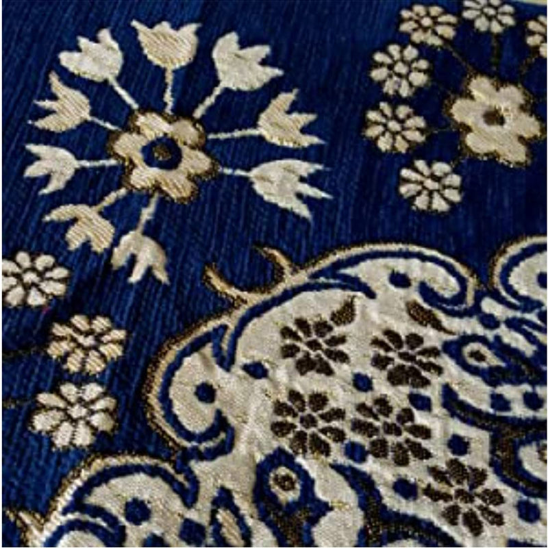 Raas Blue Color Acrylic Gorgeous Carpets (5 X 7 Ft), Large Rectangle