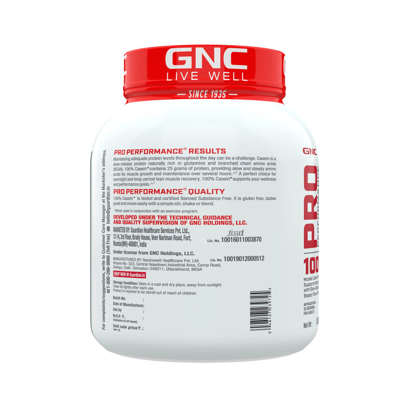 GNC Pro Performance Power Protein| Double Rich Chocolate | 4 lbs & 100% Micellar Casein | | 25g Protein | 15g EAA | 7g BCAA | Chocolate Supreme | 2 lbs COMBO