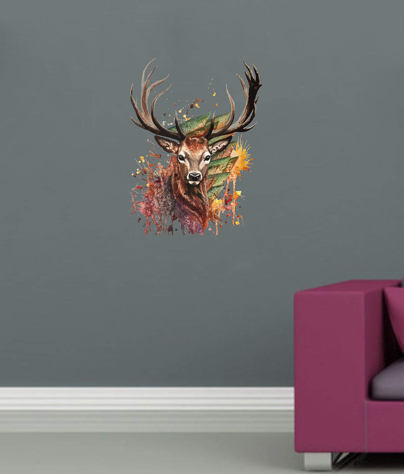 Psychedelic Collection - Multicolor Abstract Wall Sticker for Room, Office, Cafe