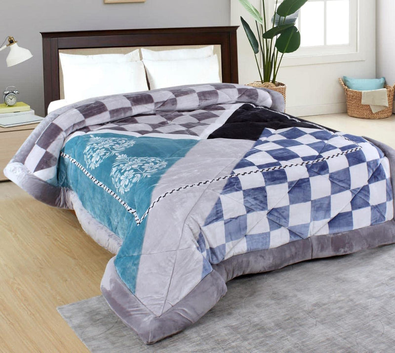 Paradise Home Decor Soft Microfibre Quilt for Double Bed Winter Heavy Quilt Razai King