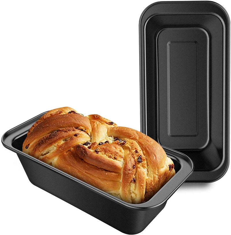 Bakefy� Loaf pan Nonstick Loaf Pan Carbon Steel Toast Pan for Baking Bread with Oven, Gray Set of 1 (25)