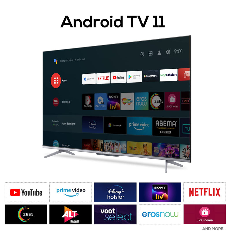 iFFALCON 126 cm (50 inches) 4K Ultra HD Smart Certified Android LED TV 50K72 (Black)