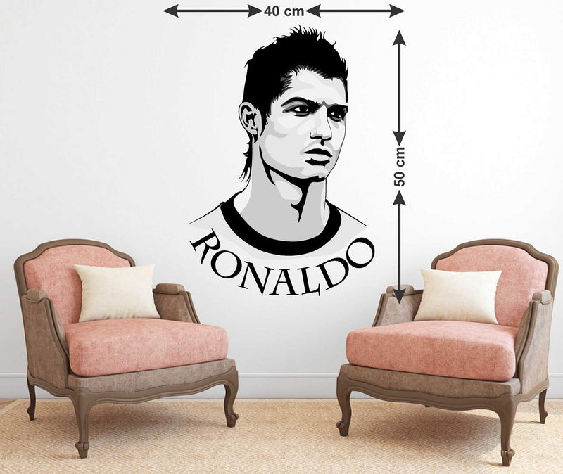 Tuffuk Ronaldo Large Vinyl Wallstickers for Home Decorations(40 cm x 50 cm)4TZ213