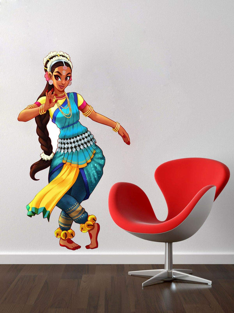 VCREATE DECOR Dance Design Wall Sticker & Dceal (PVC Vinyl,Size-58 CM X 45 CM)