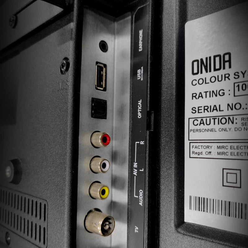Onida 80 cm (32 inches) HD Ready Smart LED Fire TV 32HIF3 (Black)